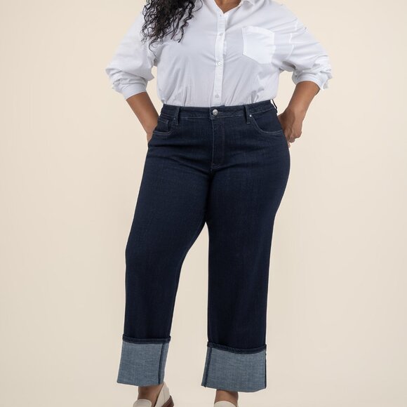 Kut from the Kloth Charlotte High Rise Wide Leg, Plus Size 22W22W / Distinguishe - Picture 1 of 3